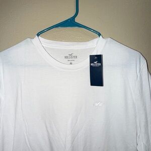 Hollister Men's White Short Sleeve Tee NWT LARGE